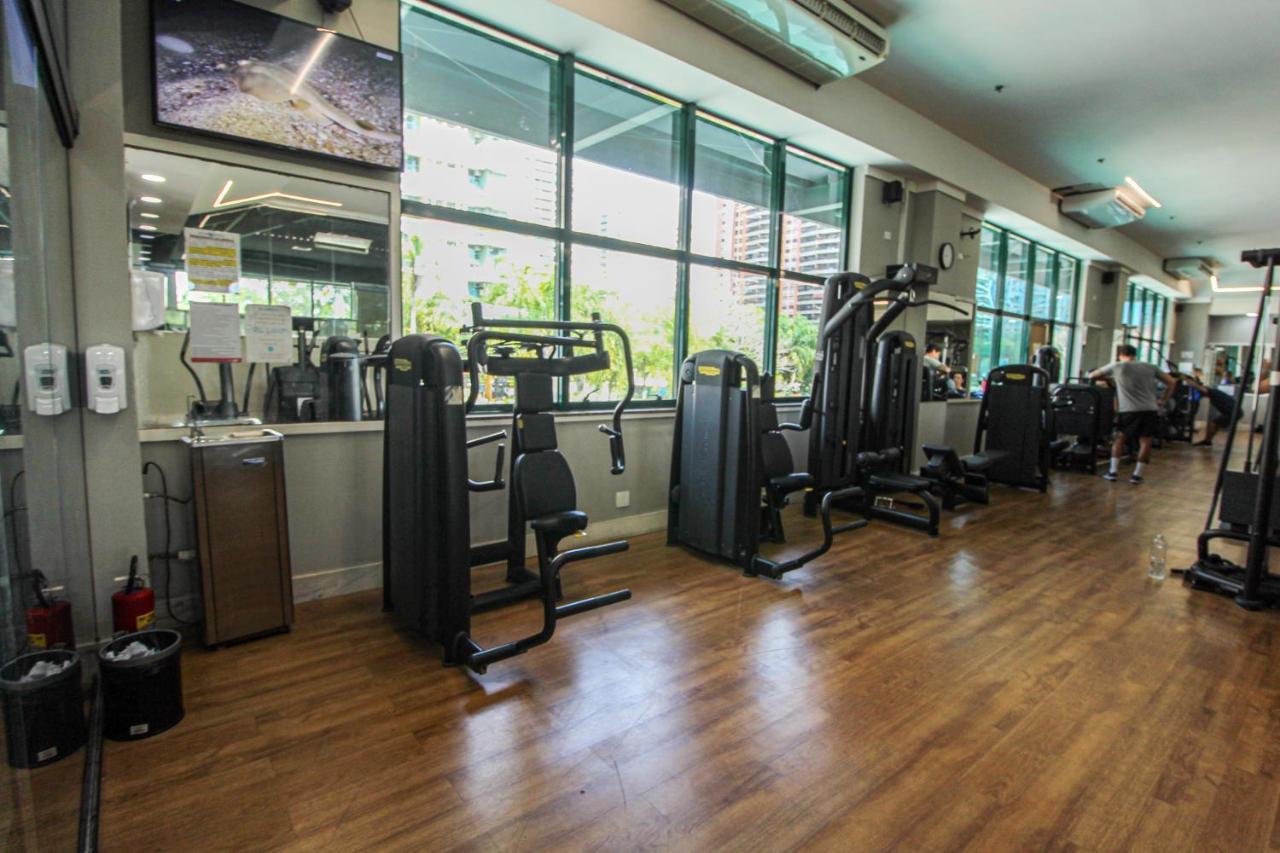 Barra Da Tijuca - 508 - De Frente Para Maravilhosa Piscina - Estacionamento Gratuito - Academia Comphania Atletica - Balsa Para Praia Gratis - Microondas - Geladeira Grande - Recepcao 24Horas - Wi-Fi - Com Pia Rio de Janeiro Eksteriør bilde