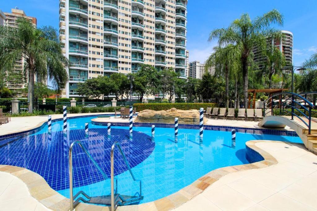 Barra Da Tijuca - 508 - De Frente Para Maravilhosa Piscina - Estacionamento Gratuito - Academia Comphania Atletica - Balsa Para Praia Gratis - Microondas - Geladeira Grande - Recepcao 24Horas - Wi-Fi - Com Pia Rio de Janeiro Eksteriør bilde