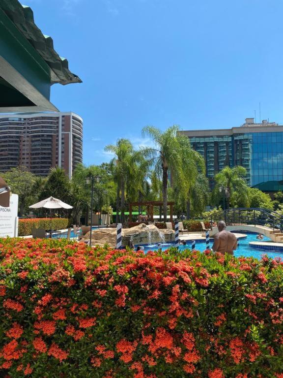 Barra Da Tijuca - 508 - De Frente Para Maravilhosa Piscina - Estacionamento Gratuito - Academia Comphania Atletica - Balsa Para Praia Gratis - Microondas - Geladeira Grande - Recepcao 24Horas - Wi-Fi - Com Pia Rio de Janeiro Eksteriør bilde