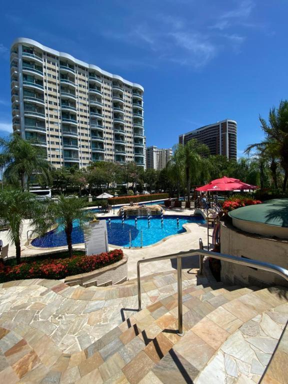 Barra Da Tijuca - 508 - De Frente Para Maravilhosa Piscina - Estacionamento Gratuito - Academia Comphania Atletica - Balsa Para Praia Gratis - Microondas - Geladeira Grande - Recepcao 24Horas - Wi-Fi - Com Pia Rio de Janeiro Eksteriør bilde