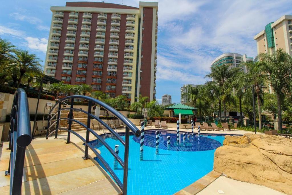 Barra Da Tijuca - 508 - De Frente Para Maravilhosa Piscina - Estacionamento Gratuito - Academia Comphania Atletica - Balsa Para Praia Gratis - Microondas - Geladeira Grande - Recepcao 24Horas - Wi-Fi - Com Pia Rio de Janeiro Eksteriør bilde